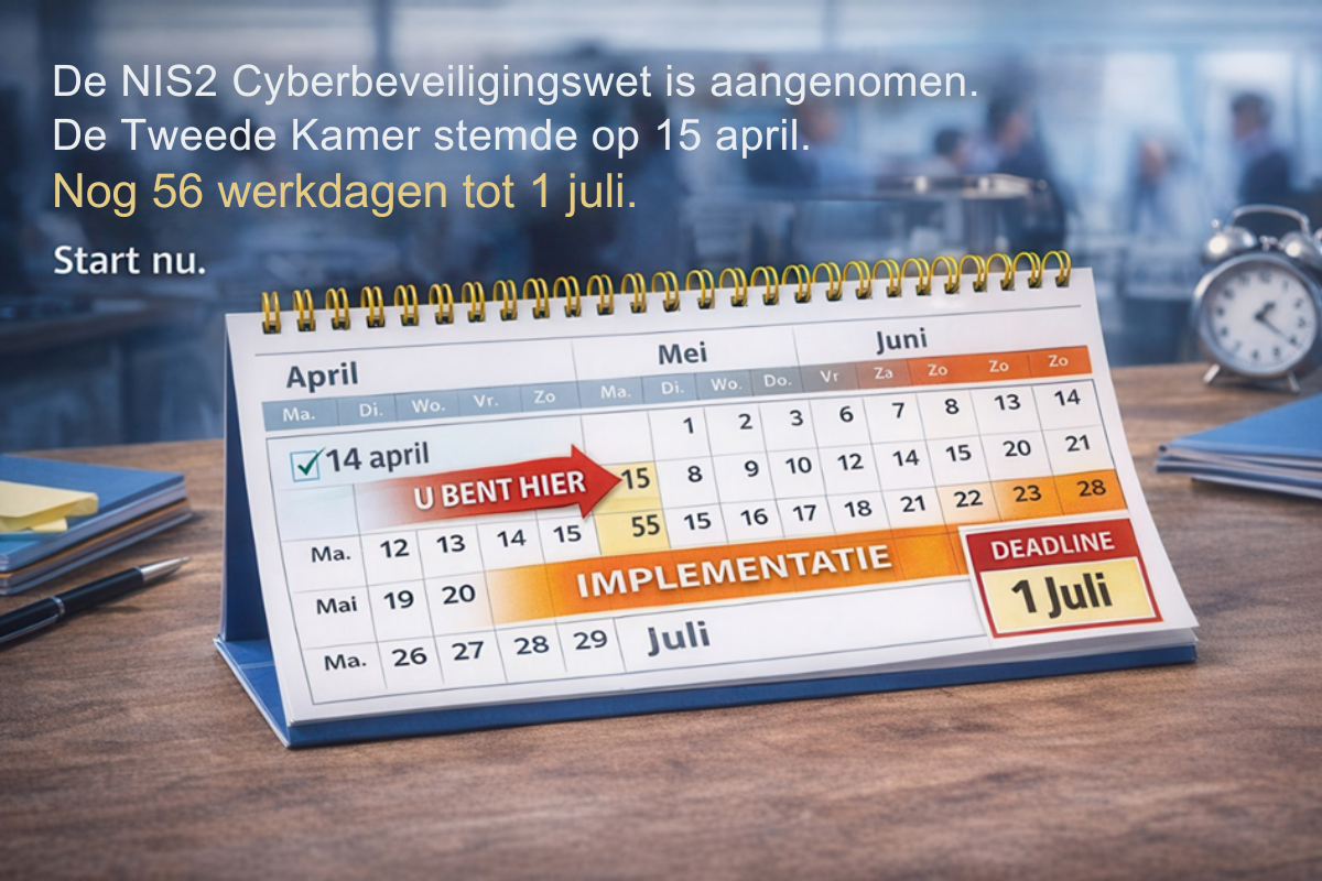 De Cyberbeveiligingswet is aangenomen. 1 juli 2026 is nu een feit.